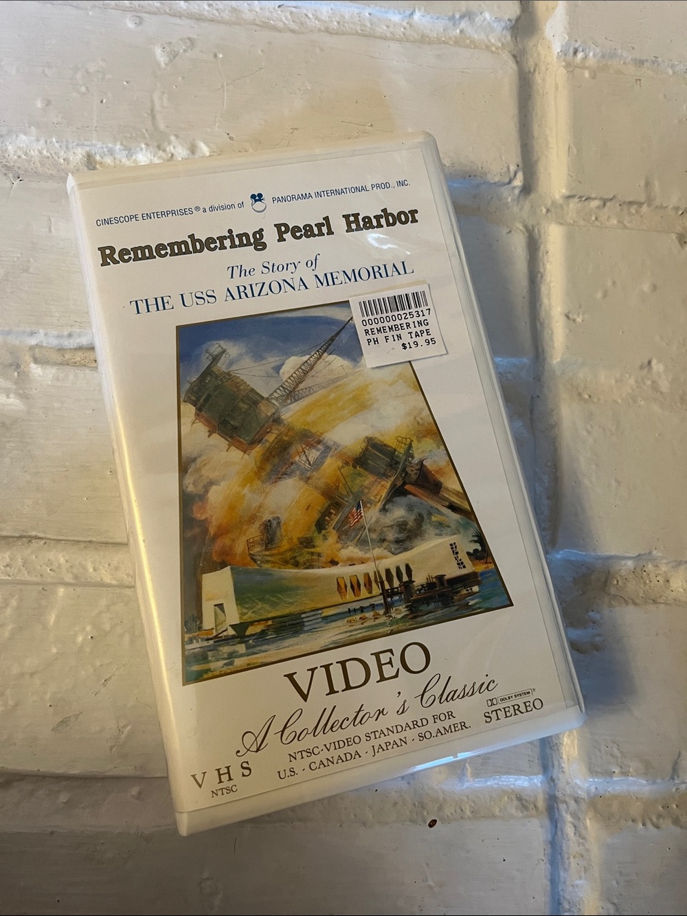 VHS “Remembering Pearl Harbor: The Story of the USS Arizona Memorial”